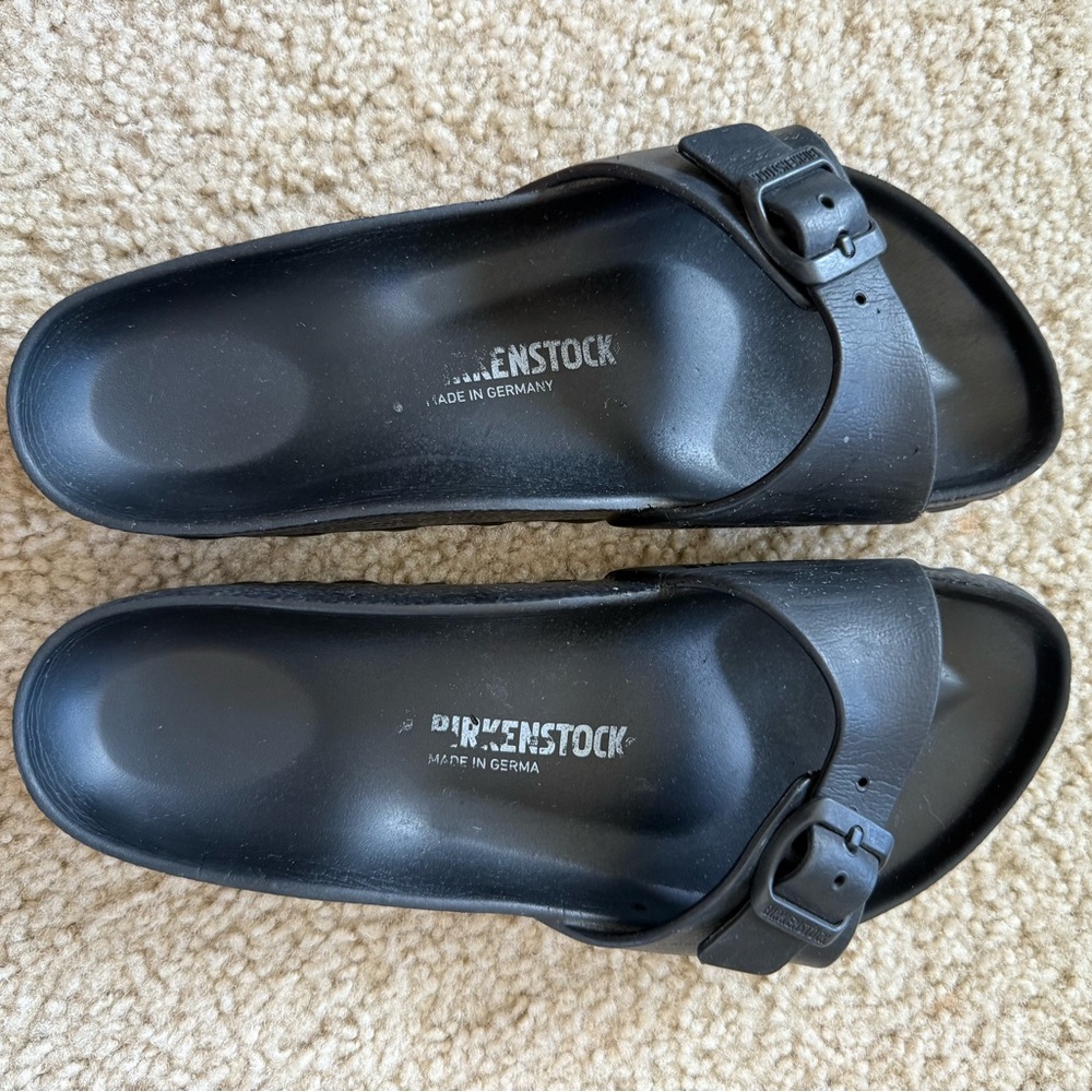 Birkenstock Women's Black Madrid Sandals, Size 38